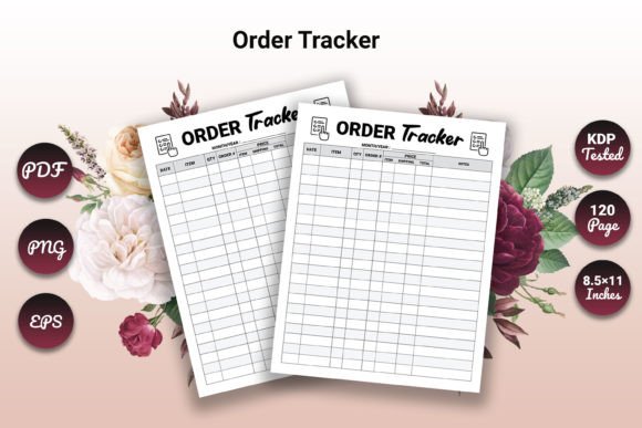 Download Order Tracker KDP Interior - Kdp Collection