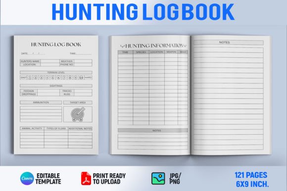 Download Hunting Log Book | KDP Interior - Kdp Collection