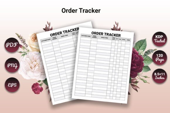 Download Order Tracker KDP Interior - Kdp Collection