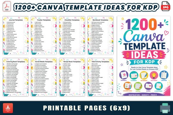 Download 1200+ Canva Template Ideas for KDP - Kdp Collection