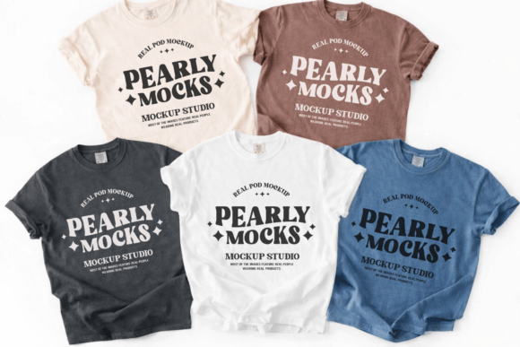 Download Comfort Colors 1717 Group T-shirt Mockup - Shirt mockup Collection
