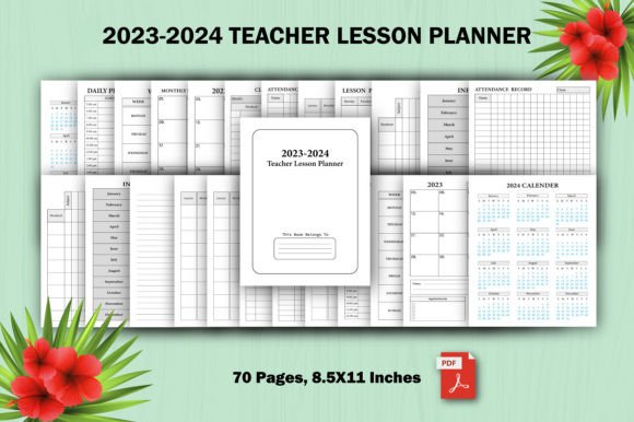 Download 2023-2024 Teacher Lesson Planner for KDP - Kdp Collection