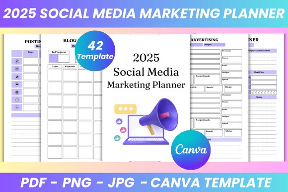 Download 2025 Social Media Marketing Canva Kdp - Kdp Collection