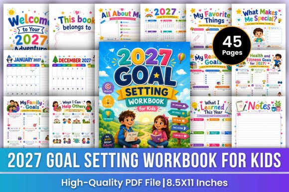 Download 2027 Goal Setting Workbook for Kids Kdp - Kdp Collection