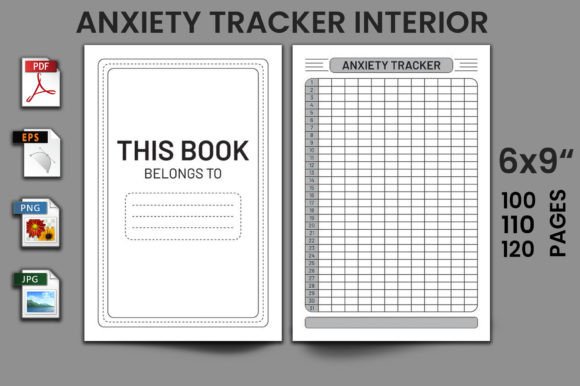 Download Anxiety Tracker  - KDP Interior - Kdp Collection