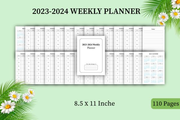 Download 2023-2024 Weekly  Planner  for KDP - Kdp Collection