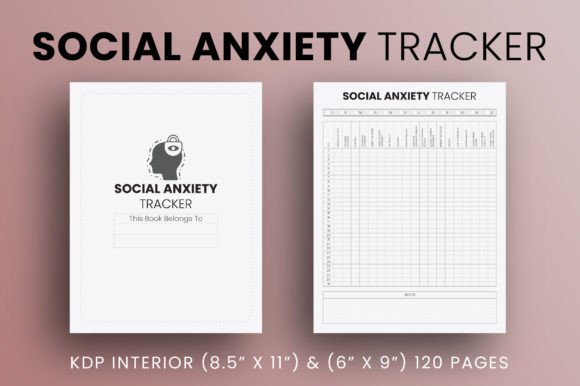 Download Social Anxiety Tracker - KDP Interior - Kdp Collection