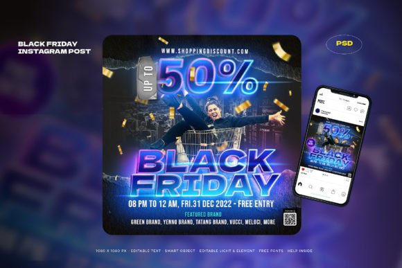 Download Black Friday Sales Instagram Post - Instagram Collection