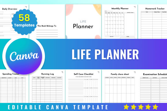 Download Editable Life Planner Kdp Canva - Kdp Collection