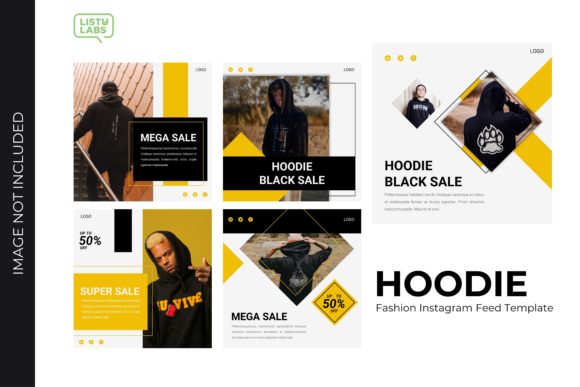 Download Instagram Feed Template - Hoodie Black - Instagram Collection