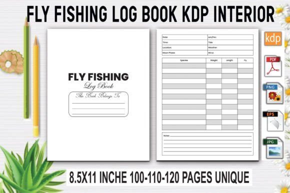 Download Fly Fishing Log Book | KDP Interior - Kdp Collection
