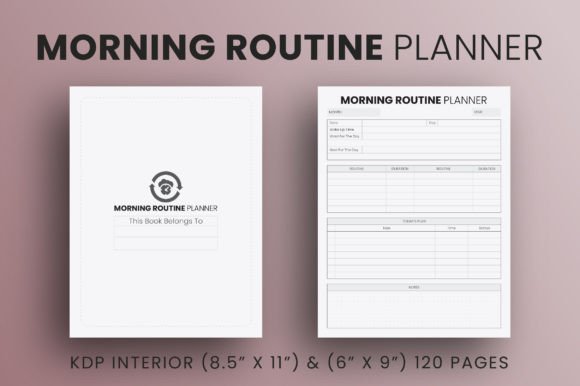Download Morning Routine Planner - KDP Interior - Kdp Collection