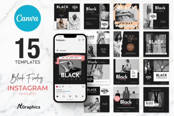 Download 15 Black Friday Instagram Post Templates - Instagram Collection