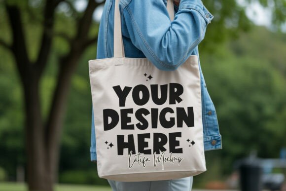 Download Tote Bag Mockup, Canvas Tote Bag Jpg - Premium Bundle