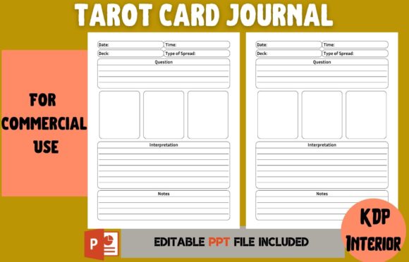 Download Tarot Card Journal | KDP Interior - Kdp Collection