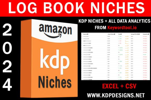 Download Amazon KDP Log Book Niches 2024 - Kdp Collection