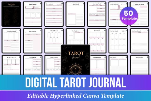 Download Digital Tarot Journal for IPad Canva Kdp - Kdp Collection