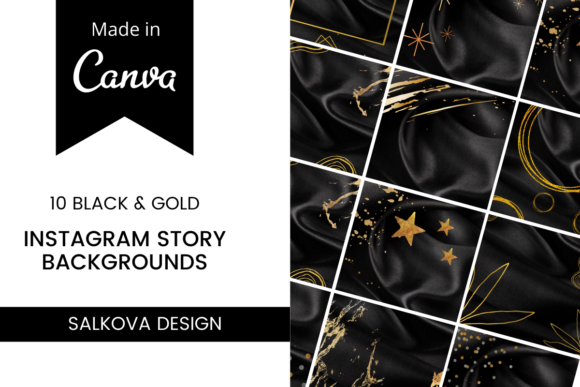 Download Black Gold Instagram Story Backgrounds - Instagram Collection