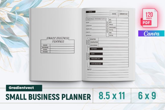 Download (KDP) Small Business Planner Canva - Kdp Collection