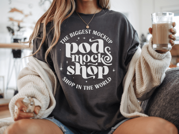 Download Comfort Colors 1717 Pepper Shirt Mockup - Shirt mockup Collection