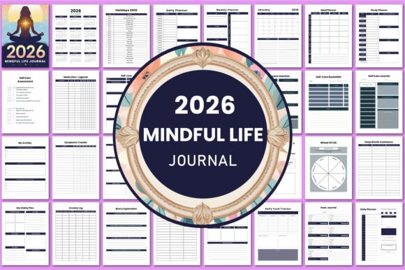 Download 2026 Mindful Life Journal KDP Interior - Kdp Collection