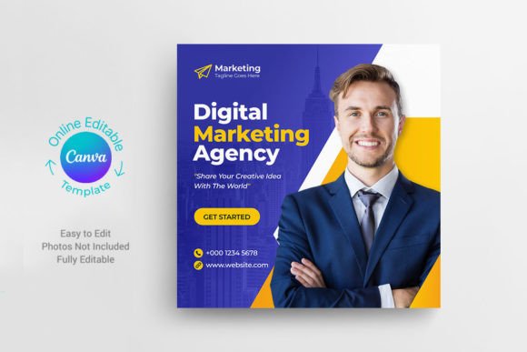Download Canva Marketing Instagram Post Template - Instagram Collection