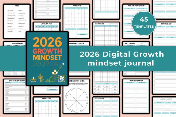 Download 2026 Digital Growth Mindset Journal Kdp - Kdp Collection