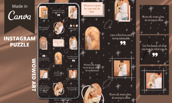 Download Luxury Instagram Puzzle Template - Instagram Collection