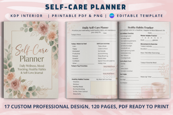 Download Self-Care Planner | KDP Interior - Kdp Collection