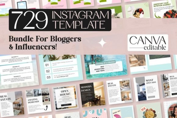 Download Instagram Template Bundle for Bloggers - Instagram Collection