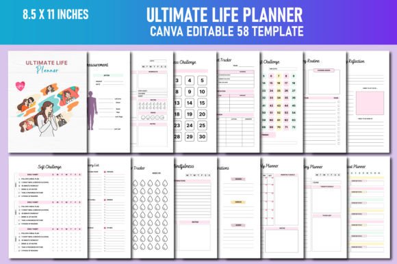 Download Ultimate Life Planner Canva KDP - Kdp Collection
