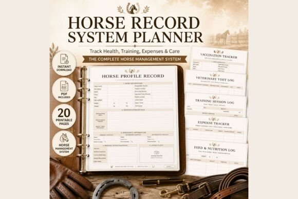 Download Horse Record System Planner - Premium Resources